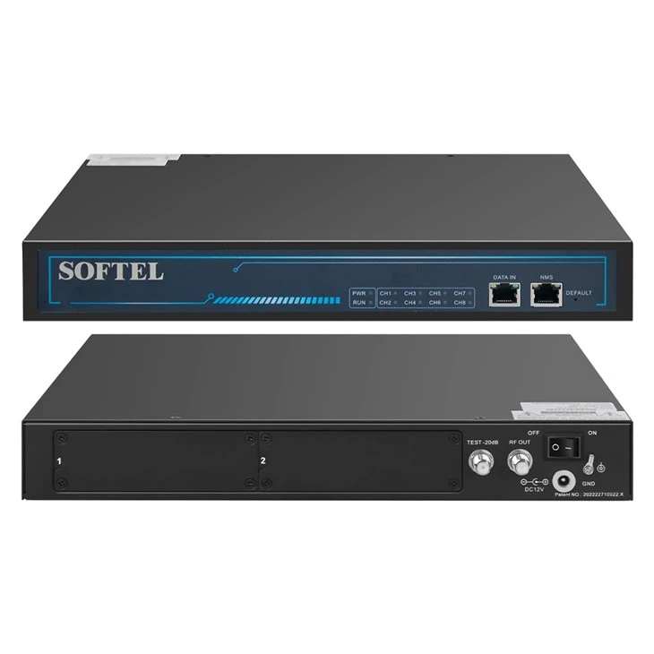 IP v DVB-T2 modulator